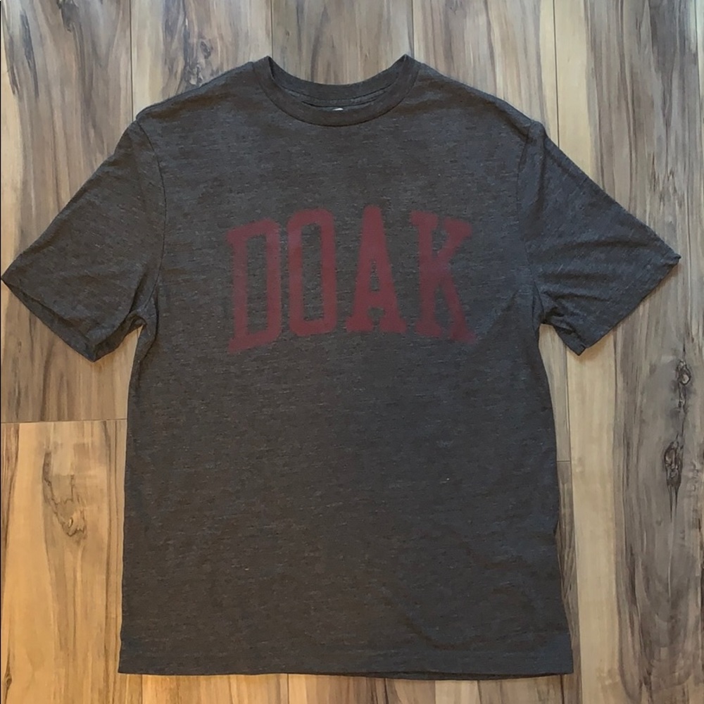 Fanatics Charcoal Gray Tee with Maroon DOAK Logo
